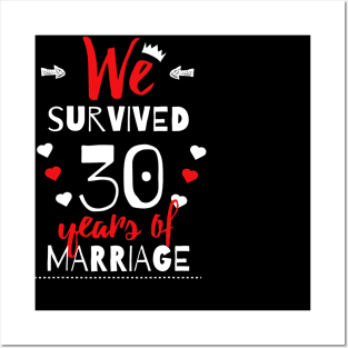 Funny 30Th Wedding Anniversary  Gifts For Couples Posters and Art